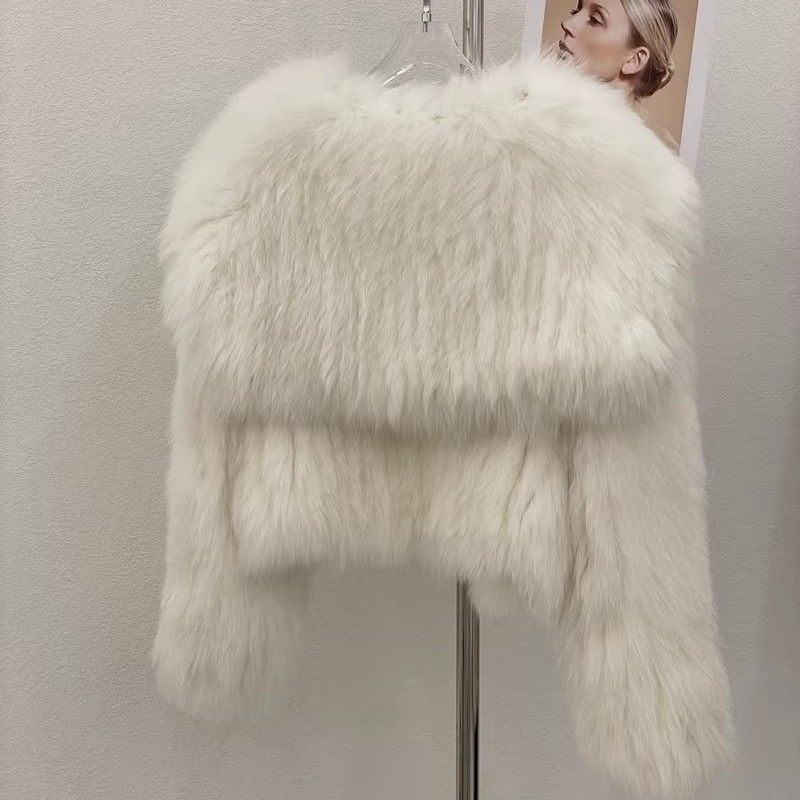 Women`s Coats High-end Fashion Faux Fur