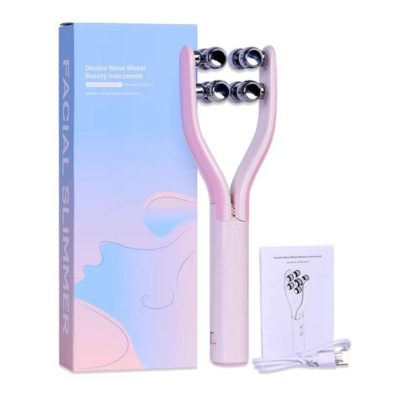 Elecrtic Facial Lifting Roller 3 Gear Skin Tighten V-line Face Lifting Massager Double Chin Wrinkle Removal Skin Care Tool