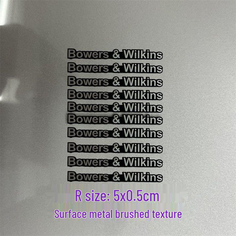 Dekorative Metallaufkleber für Auto-Audio-Lautsprecher von Bose, Harman Kardon, JBL.