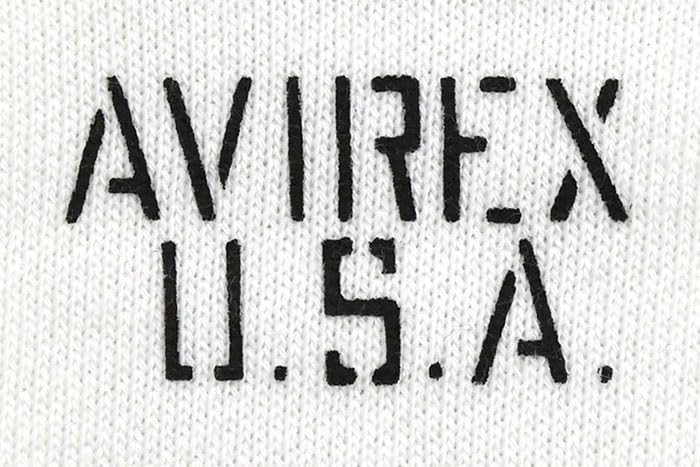 Avirex DAILY ZIP UP SWEAT PARKA LOGO Sweatshirt Hoodie with Logo L 033 / Zip-up / 783-3931007 Men's Off-White