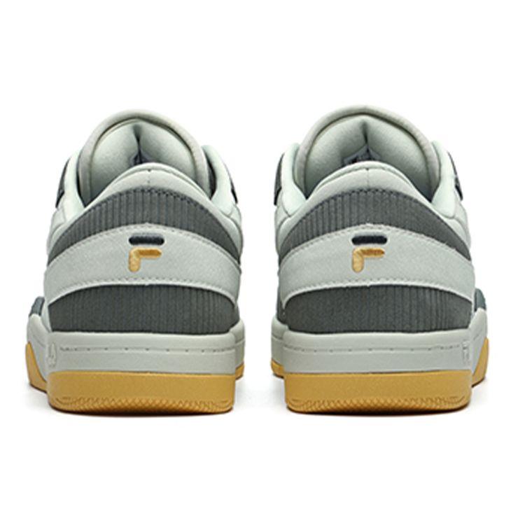 FILA Fusion T88 SKB Synthetic Leather Low-Top Sneakers Men sneakers Ceramic-Gray T12M218206FWA