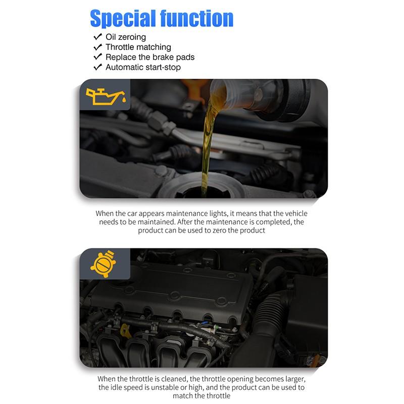 Obd2-Erkennungswerkzeug, Code-Lesekarte, ABS-Airbag, Kfz-Fehlerdiagnoseinstrument, Motordetektor