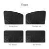 Heat Insulation Cloth Cover Summer Protection UV Protection Car Curtain Side Window Cover Sun Visor Front Rear Auto Accessories