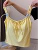 Rayon Bow Design Camisole: Sweet Summer One-Piece with Beautiful Back for Women