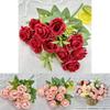 Realistic Rose Faux Flower Wedding Celebration Photography Accessory For Home And Event