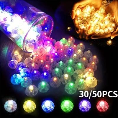 LED Elektronische Leuchtende Runde Lichter, Bunte Strahlende Kleine Runde Kugel Lichter, Handgemachte Ballon Lichter, Dekorative Leuchtende