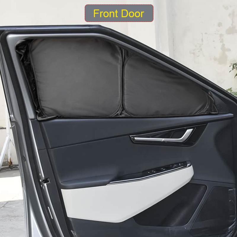 Car Black Window Privacy Sunshade For KIA EV6 CV 2023-Present Auto Anti-UV Heat Insulation Protect Cover Interior Accessory