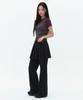 MUSINSA STANDARD WOMAN Women'S Detachable Pleated Mini Skirt Slacks [Black]