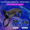 Penis Sleeve Cock Ring For Men Delay Ejaculation Stronger Erection Vibrator G-Spot Stimulation Adult Goods Sex Toy for Couples