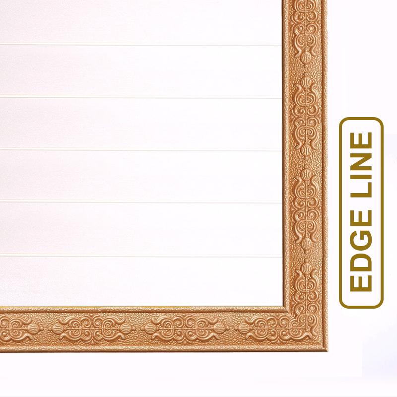 230*6cm 3D Baseboard Wall Stickers Self Adhesive Waterproof Baseboard Wallpaper Border Wall Sticker Living Room Home Decorations
