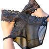 High-Waist Seamless Lace Cotton Panties - 2025 Collection
