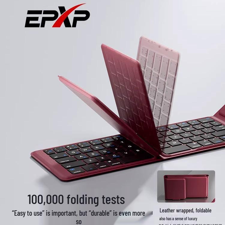 Portable Foldable Bluetooth Keyboard & Touchpad Set for Laptops, iPads, Tablets, Phones with Wireless Mouse