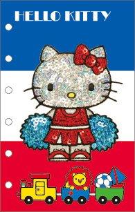 

Minoda Hello Kitty Sequin Deco Seal со сменным блоком Hello Kitty Tricolor S01R8372