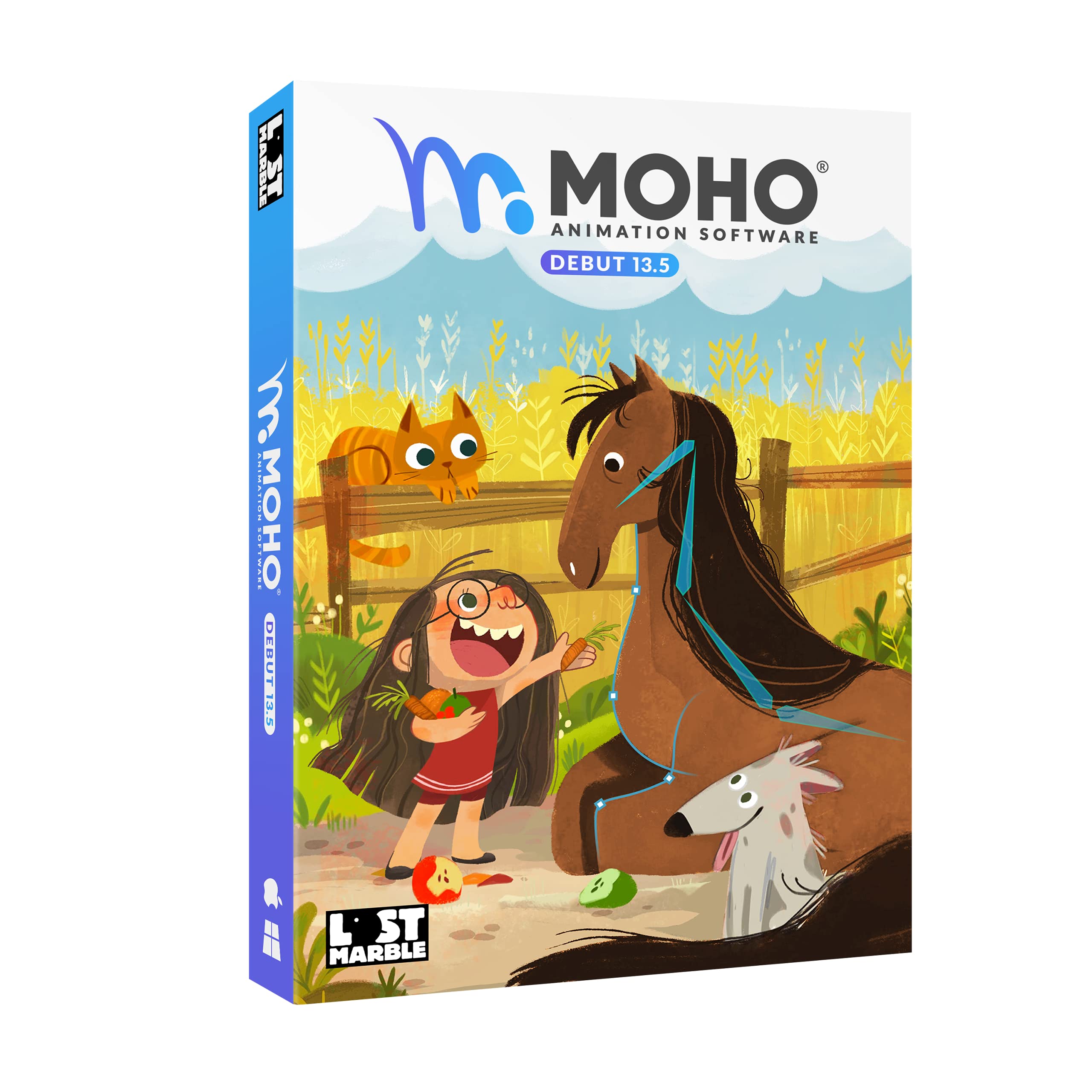 

Moho Debut Create Cartoons and Animations in Minutes Software for OS 13.5 PC/Mac