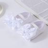 Infant Shoes Baby Bowknot Decoration Princess Shoes Solid Color Kids Shoes For 0-1 Year