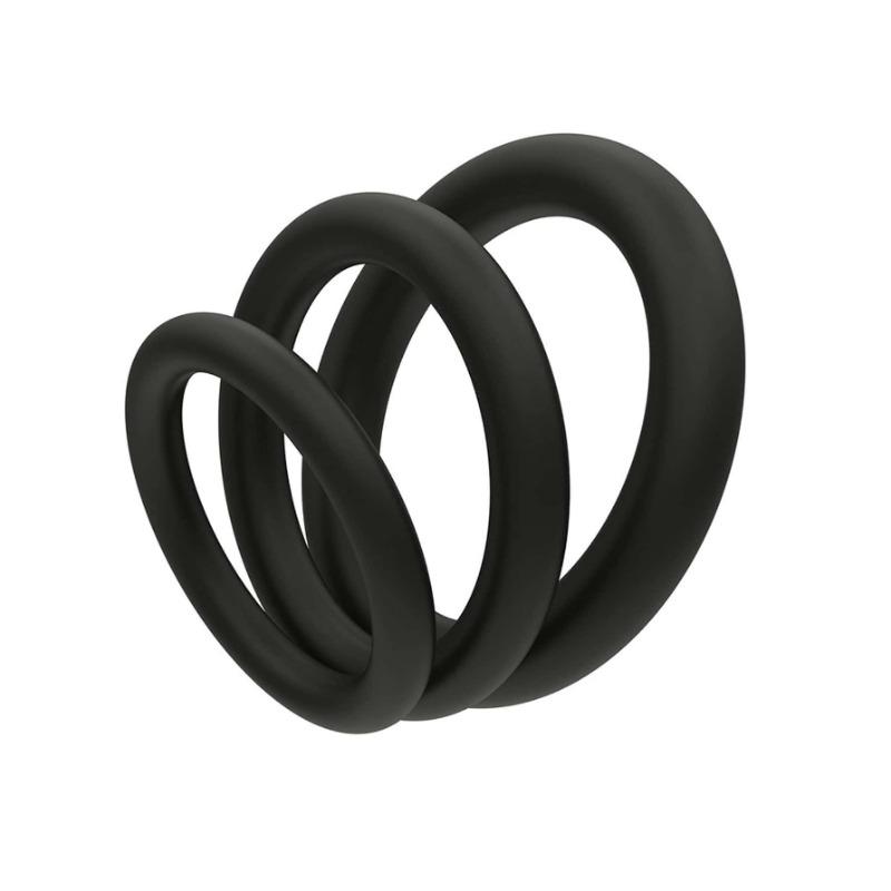 3pcs Penis Ring Sex Toys for Men Luminous Locking Ring Delayed Ejaculation Long Lasting Foreskin Orthosis Resistance Ring Adults