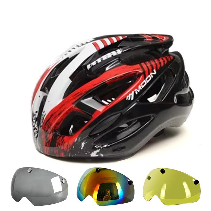 Miling Breathable Cycling Helmet with Goggles L-XL