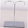NUOLUX Metallic Shoe Display Stand, Shoe Storage Rack, Metal Shoe Rack, Standing Boot Rack, Easel Stand for Display