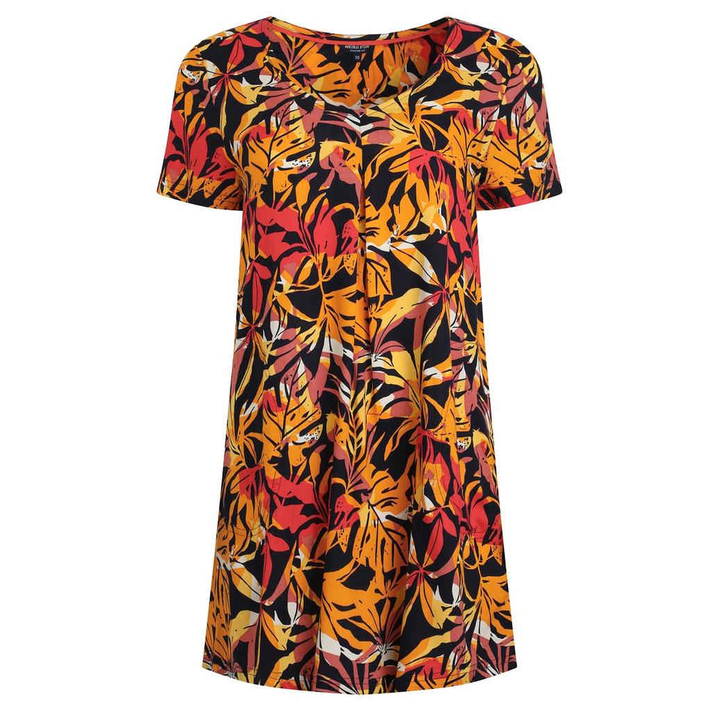 Weird Fish Womens/Ladies Nuri Printed Eco Liva Tunic