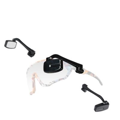Rowerowe okulary rowerowe Lusterko wsteczne Regulowany pod wieloma kątami mini kask Reflektor jazdy