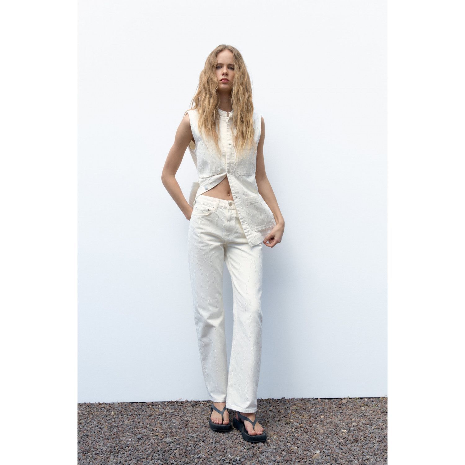 

ZW THE MID WAIST STRAIGHT JEANS