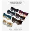 Occhiali da sole alla moda Cat-Eye da donna Stile INS Trendy Unici Occhiali da sole Protettivi UV Ombrelli da sole Protettivi UV per esterni