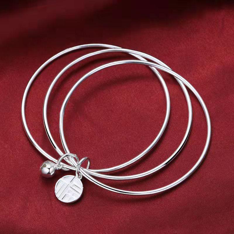 

Комплект из браслета и кольца Three Lives Three Worlds — элегантный подарок-благословение на ее день рождения Size 58 Band