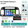 Qualcomm Car Radio Android 14 Wireless Car Play For Toyota Camry 5 2002 2003 2004-2006 Autoradio Multimedia Automotive Car Radio