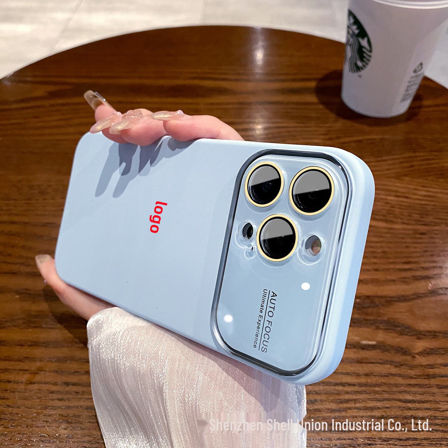 

Премиальный жидкий силиконовый чехол для iPhone 14 Pro Max с пленкой для линз, мягкий и износостойкий iPhone 16