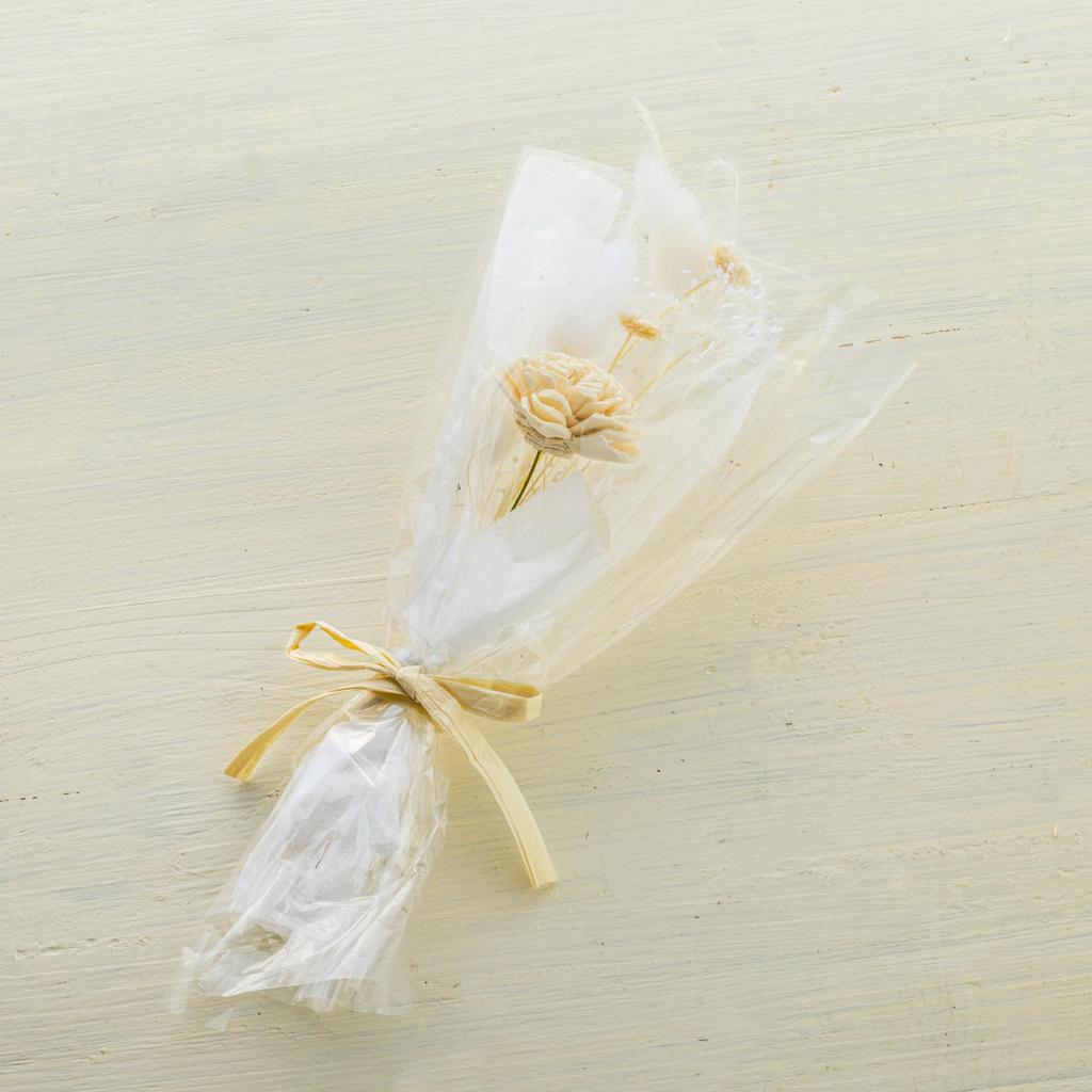 [Made In Tsubame-Sanjo] TETSUNAGI Flower Vase & Mini Bouquet Set, Gift, Handmade Flower Arrangement, Dried Flower Vase, Made In Japan, Stylish