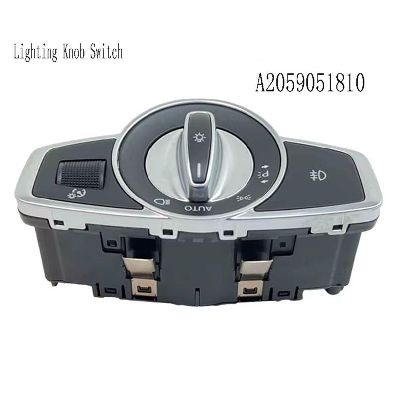 Authentic A2059051810 For C CALSS GLC Car Headlight Switch Fog Light Switch Lighting Knob Switch C180 C200 E260 E3
