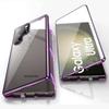 Anti Peeping Case for Samsung Galaxy S25 S26 S24 S23 S22 Ultra Plus FE, Double Sided Tempered Glass,Metal Frame with Lens Protector Phone Bumpers