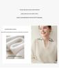 Cozy Slimming Cashmere Knit Women's Pullover Sweater - Soft, Skin-Friendly, Perfect for Autumn/Winter