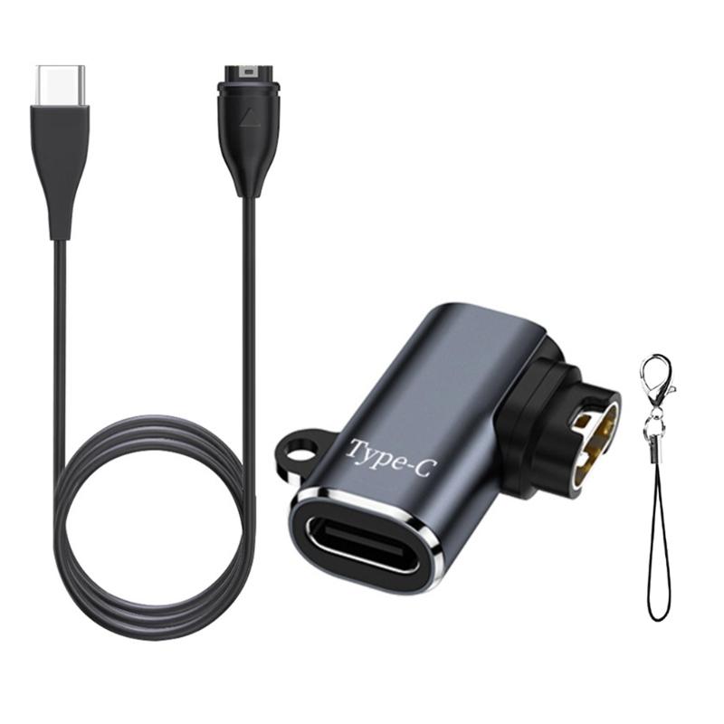 Portable Type C Charging Cord Suitable For 7 6S 6 5S 5 955 965 45 45S 245 Smartwatches, Includes Dust Plugs And Lanyard