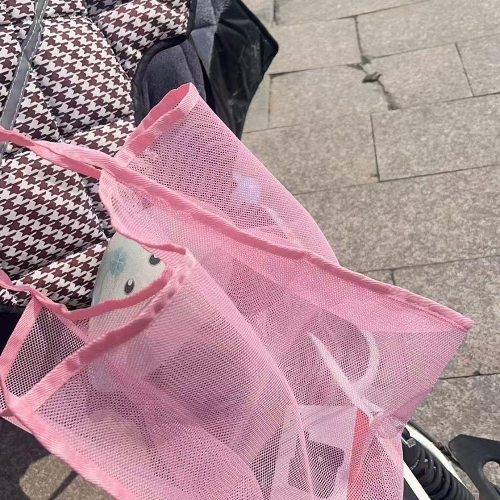 Beach Toy Bag, XL Size Beach Tote Bag, Oversized Beach Bag, Foldable Children's Toy Storage Bag, Toys, Shells, Clothing, and Towels During Beach Games