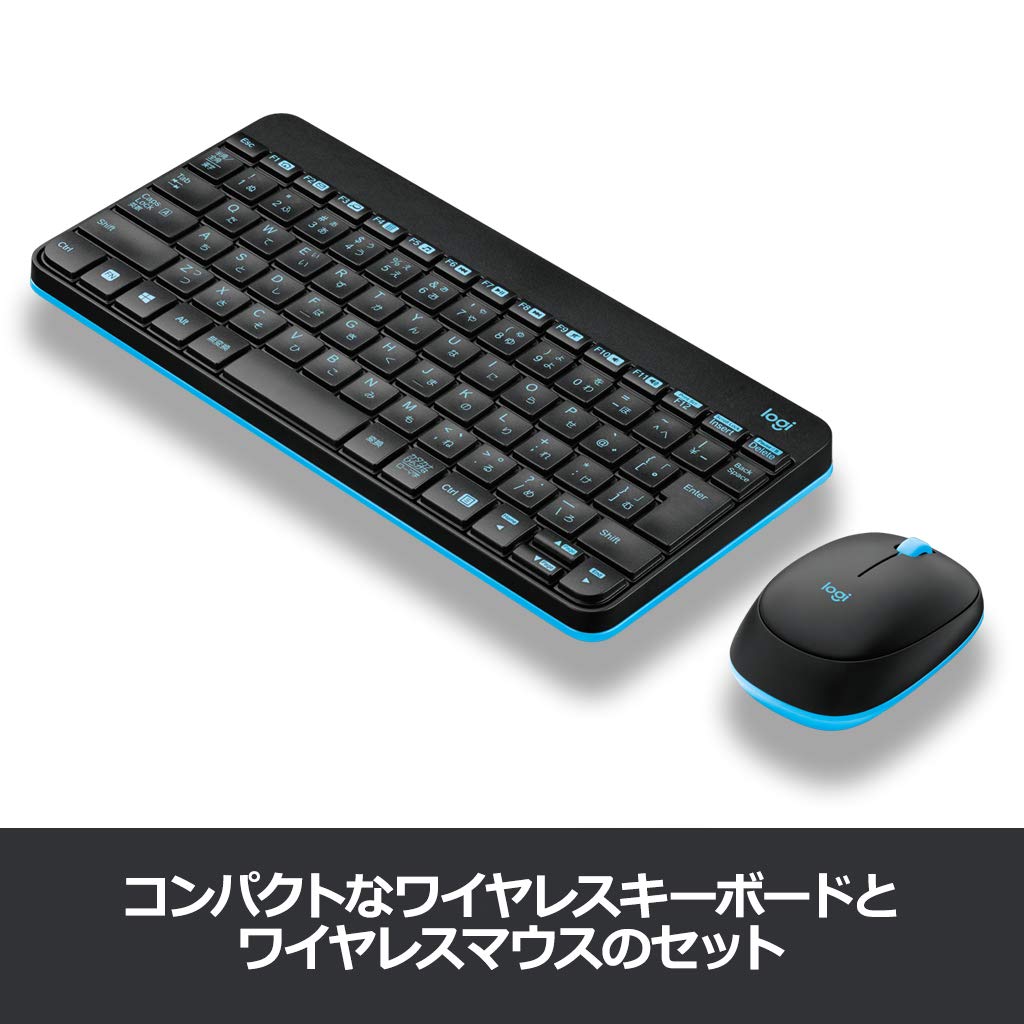 Logitech Mouse and Keyboard Set MK245nBK Wireless Combo Solid Black MK245 (Domestic Genuine Product)