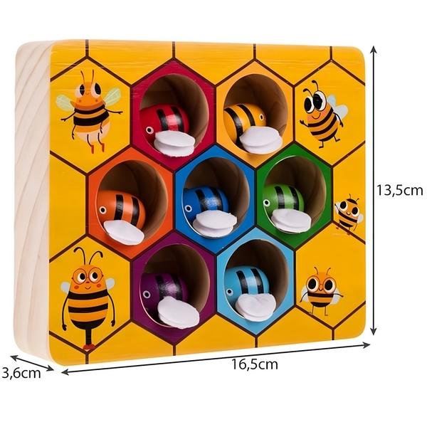 Hive of Bees To Associate Pliers Classification Colors Montessori Game