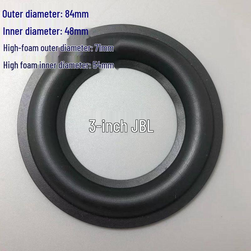 Rubber Edge Repair Ring for Speaker Horns - Available In Sizes 1.5 To 12 Inches