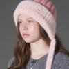 WHITE SANDS Wool Blend Two-Tone Knit Bonnet Hat Serdi (4 Colors)