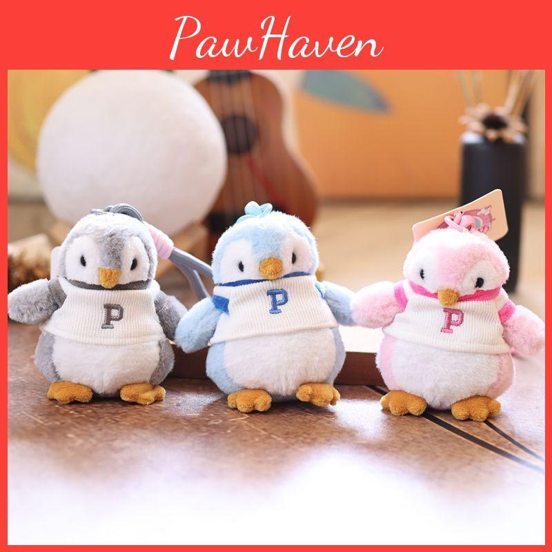 Penguin Plush Small Keychain Cute Cartoon Fluffy Fabric Kid Teen Gift Dolls