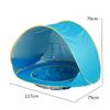 Baby Beach Tent Portable Shade Pool UV Protection Sun Shelter for Infant Outdoor Child Swimming Pool Game Play House Tent Toys
