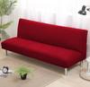 Solid Color Sofa Bed Covers Without Armrest Elastic Tight Wrap Couch Cover Stretch Flexible Slipcovers Sofa For Banquet Hotel for Home
