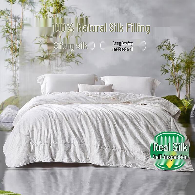 

LOVO Class A Antibacterial Tussah Silk All-Season Quilt 150cm*215cm