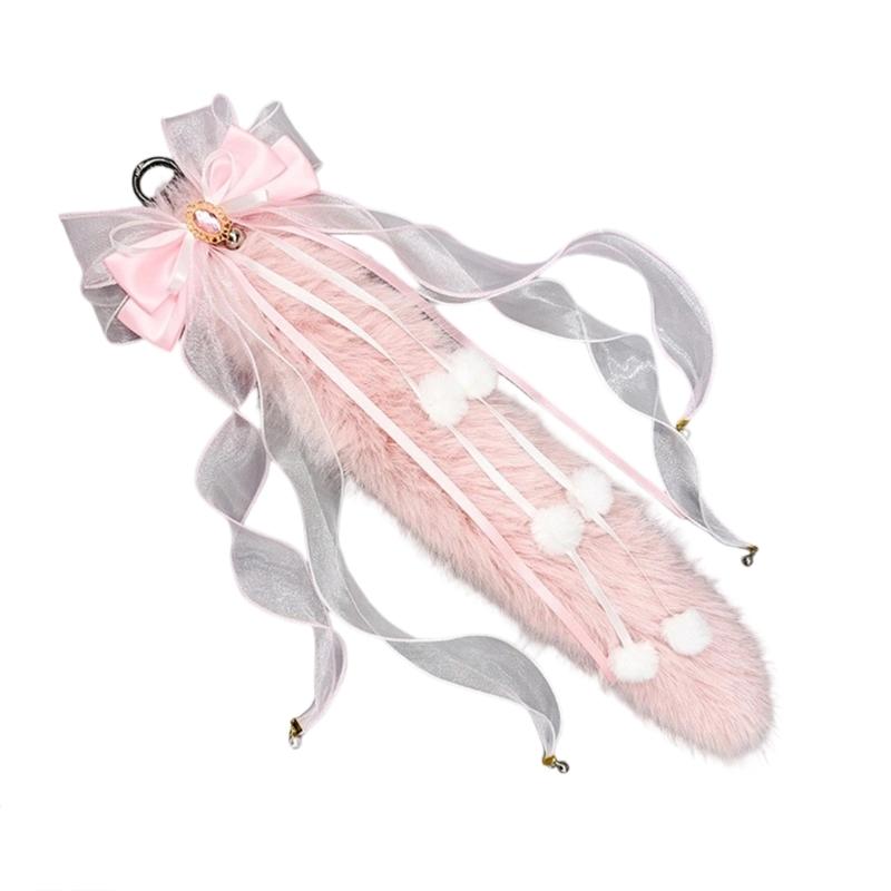 Wolf Ear Headband Wolf Tail Costume Furry Ear Headband Furry Tail Halloween Cosplay Accessories for Women Masquerade