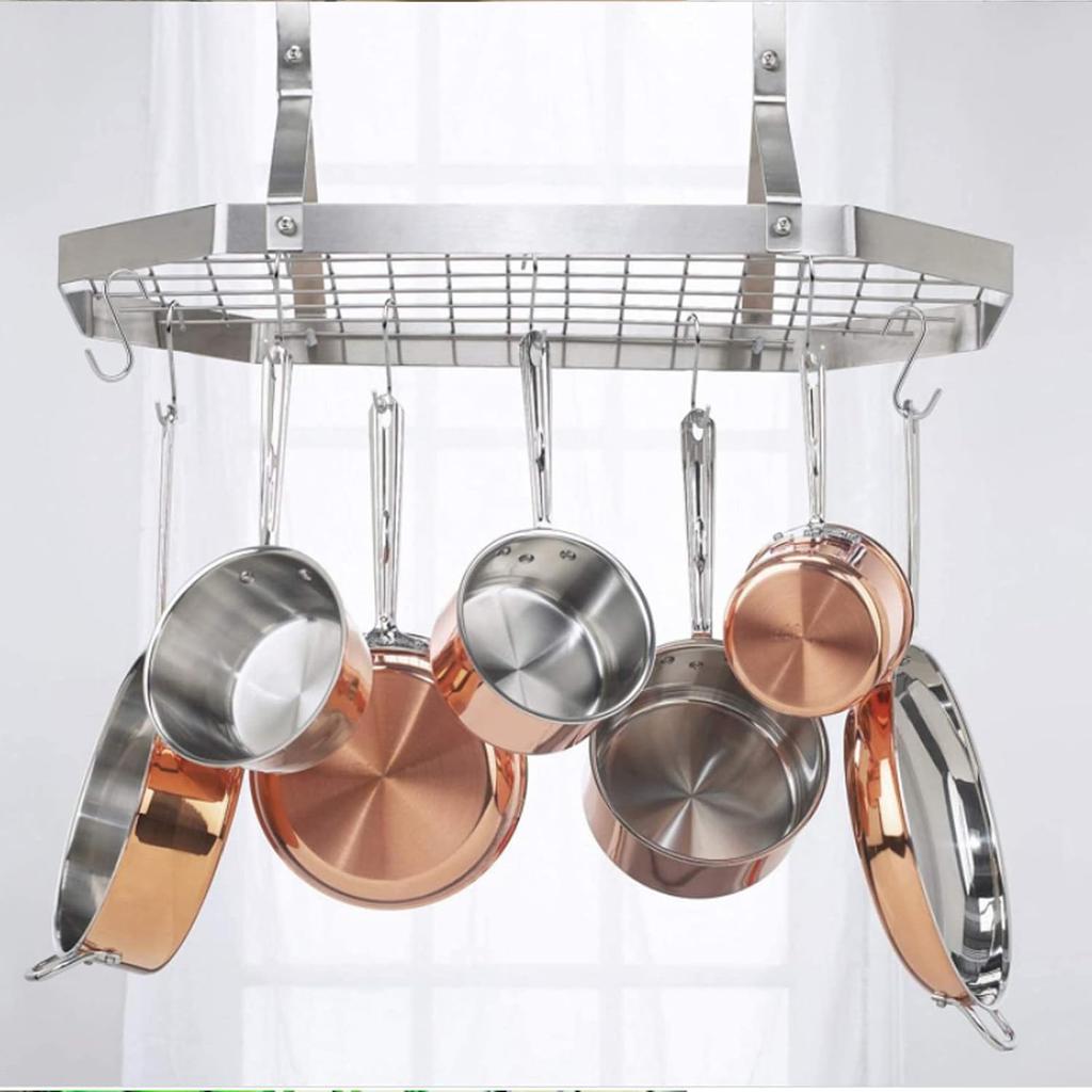 TOPIND 20 Pack 2.4in S Hooks, Steel S Hanging Hooks Heavy Duty Hooks Hanger for Kitchen Work Shop Bathroom Garden, Pan Pot Rack Hooks, Closet Hooks,