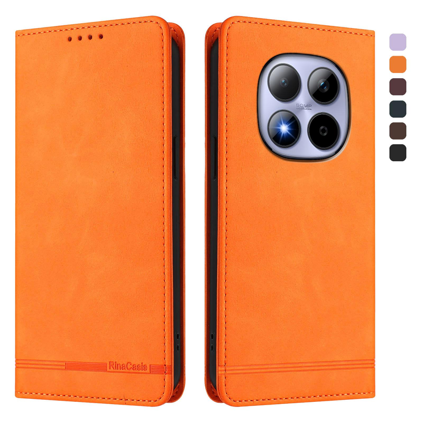 

RINACASIS RC23 For Xiaomi Redmi Note 15 Pro 4G (Global) Case RFID Blocking Wallet Stand PU Leather Phone Cover