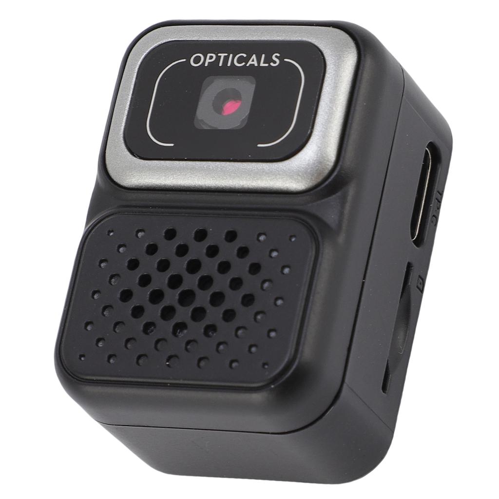 Keychain Camera 1080P Full HD Portable Retro Digital Camera Compact Tiny Pocket Camera for Travel Study Recording Black