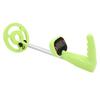 Handheld Metal Detector Waterproof Lightweight Length Adjustable Folding Kids Metal Detector Green