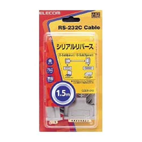 ELECOM RS-232C Reverse Cable D-Sub9 Female To D-Sub25 Male 1.5m C232R-D15