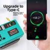 With LED Work Light Battery Power Inverter for Makita 18V Battery DC 21V To AC 180V-220V 120W Portable Power Inverter